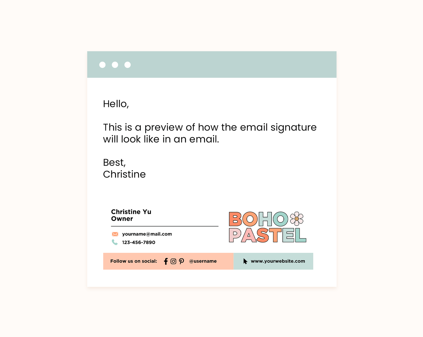 Email Signature