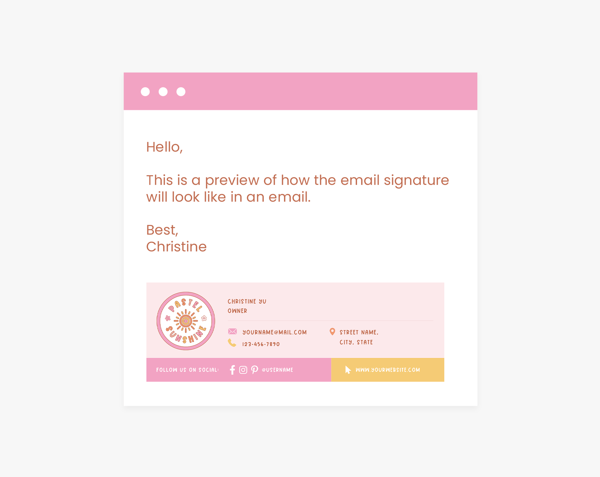 Email Signature