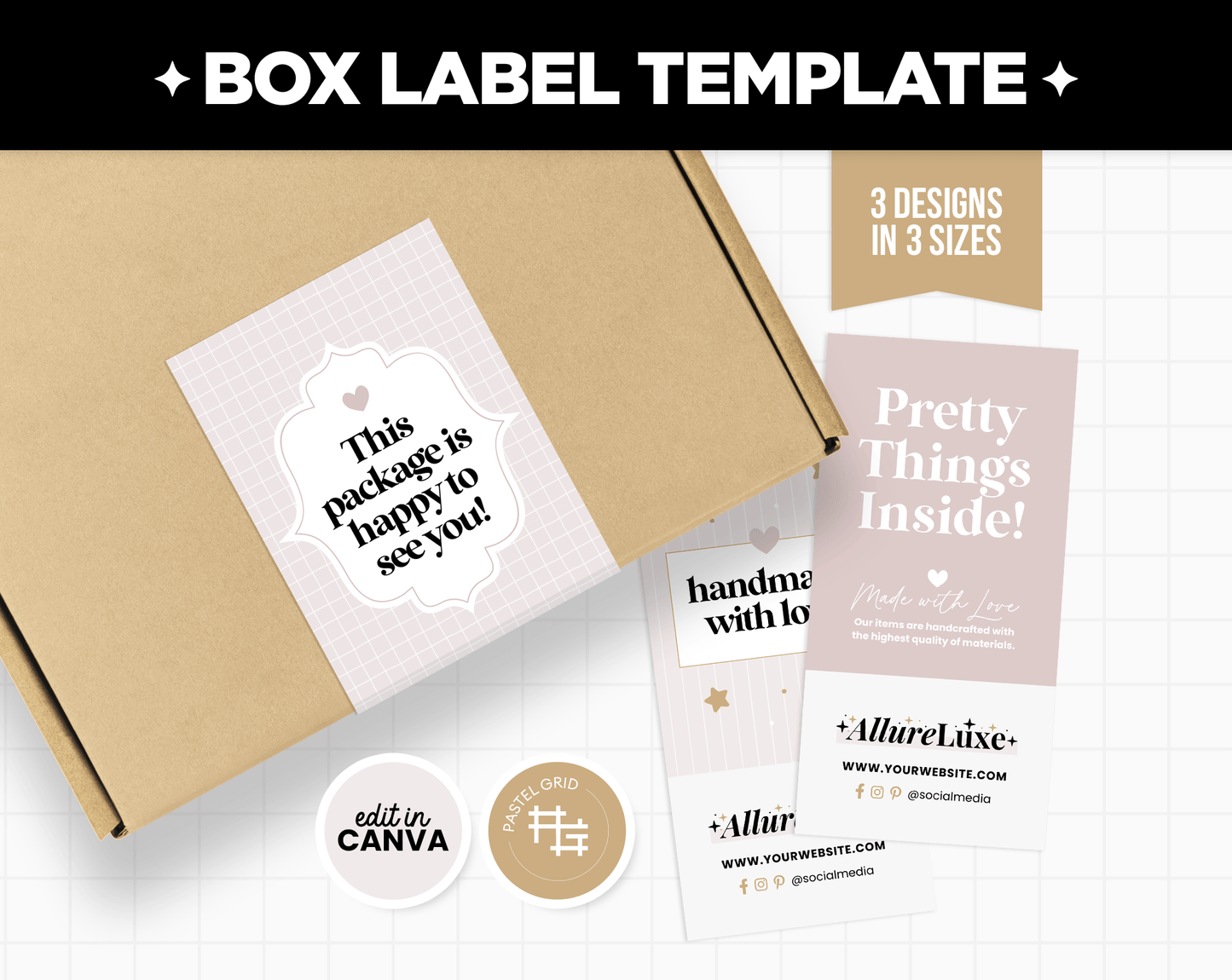 Box Label Template