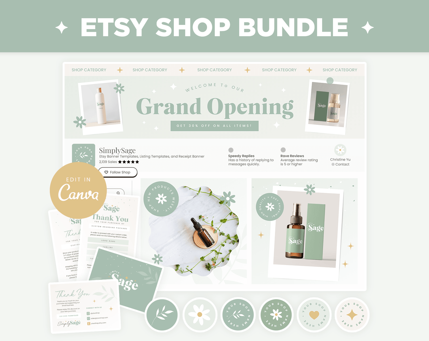 Etsy Shop Bundle