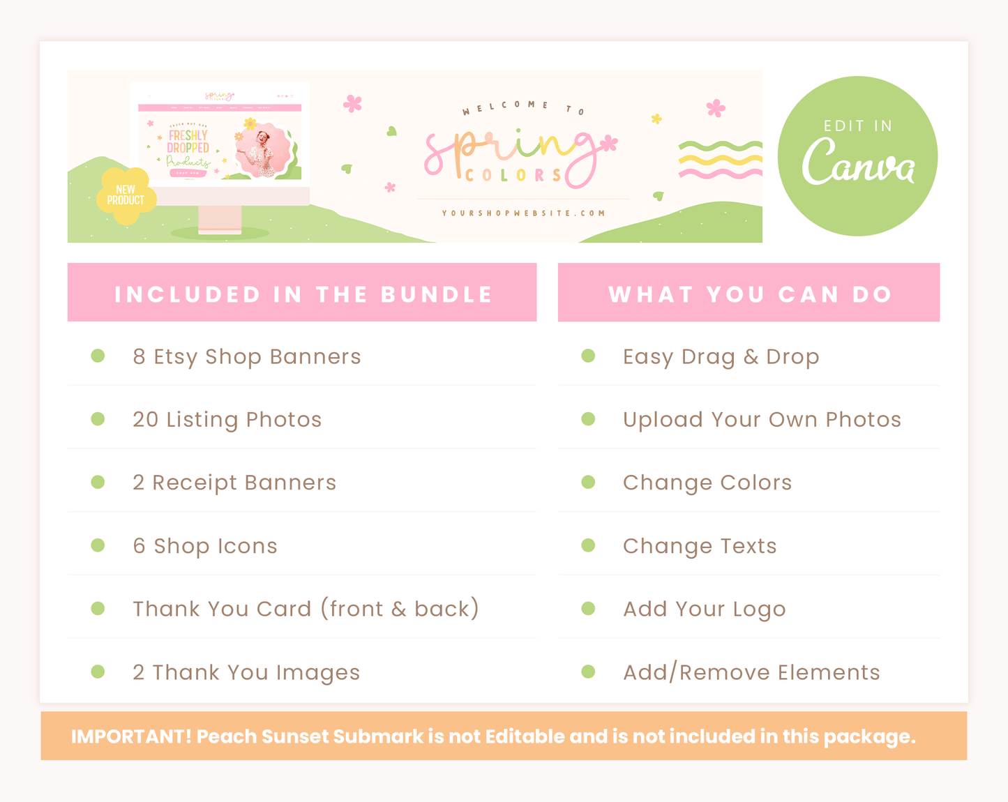 Etsy Shop Bundle