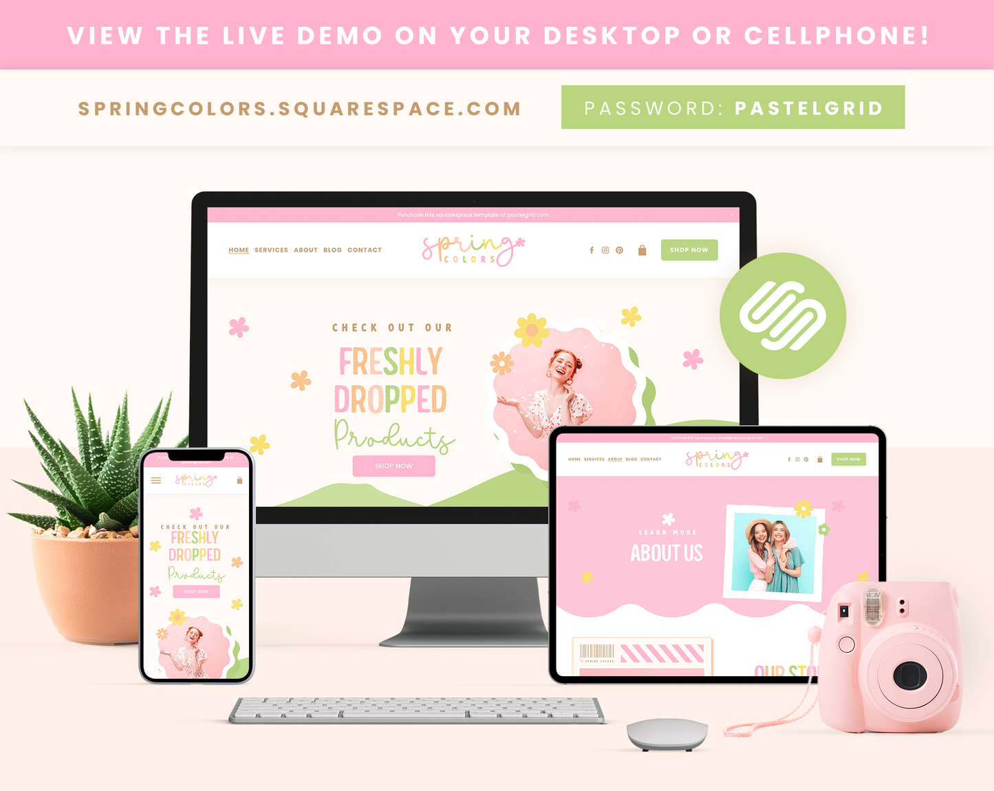 Squarespace Template