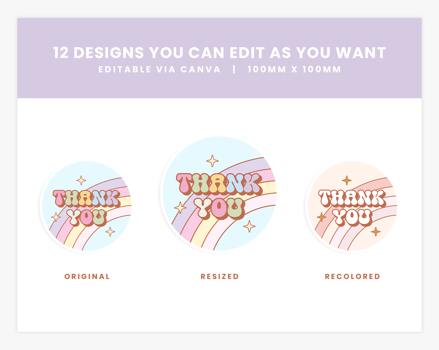 Stickers Template