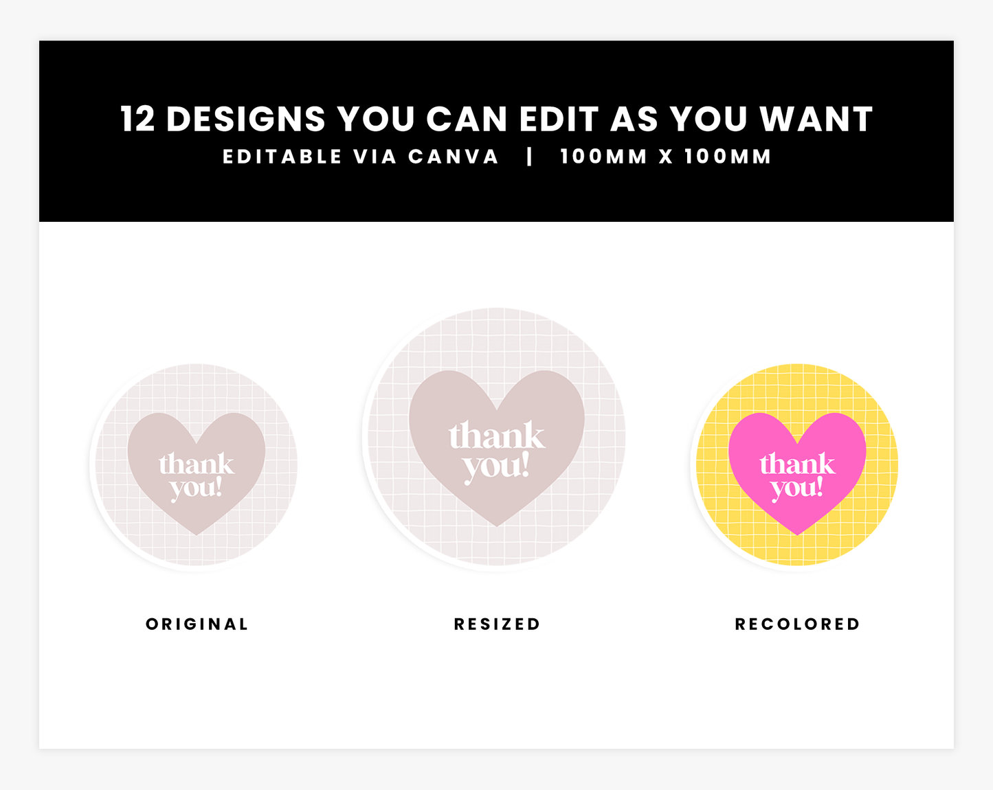 Stickers Template