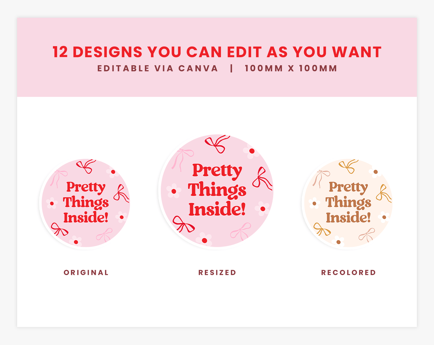 Stickers Template