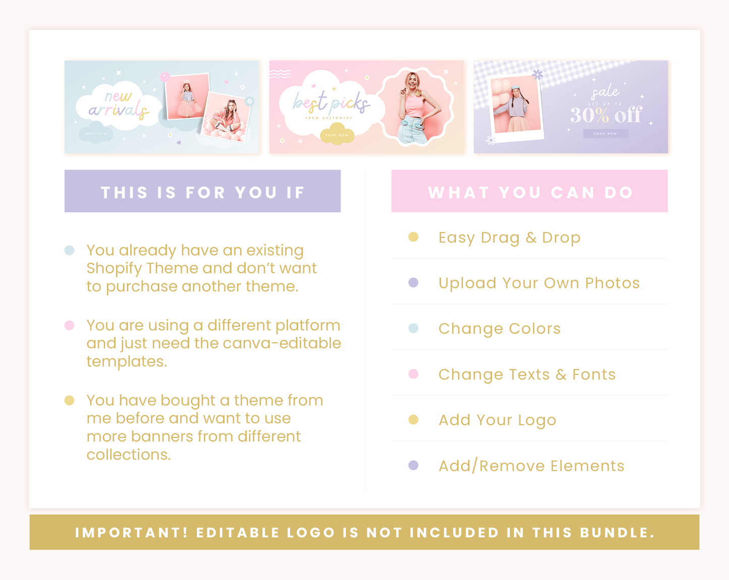 Shop Banners
