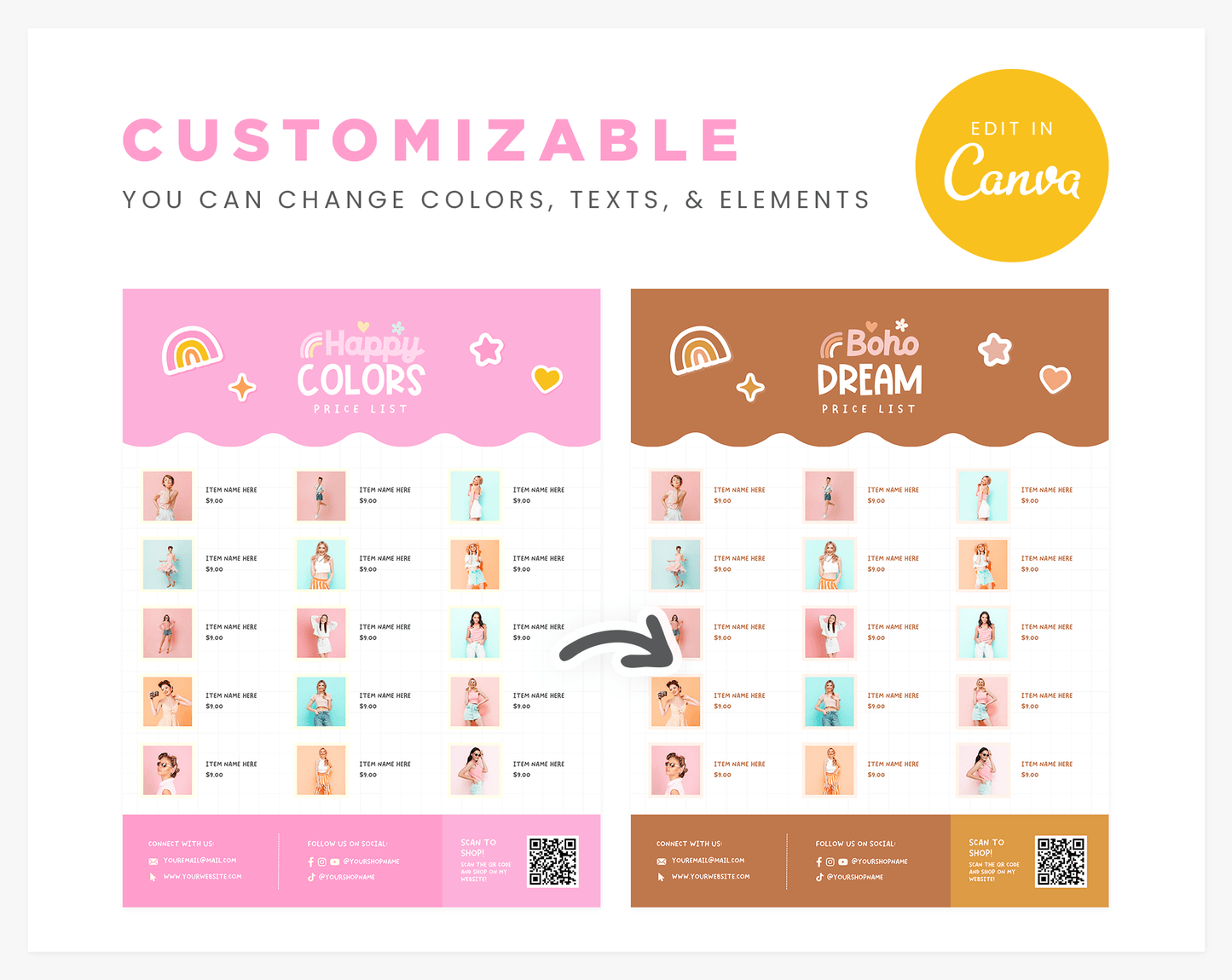 Price List Template