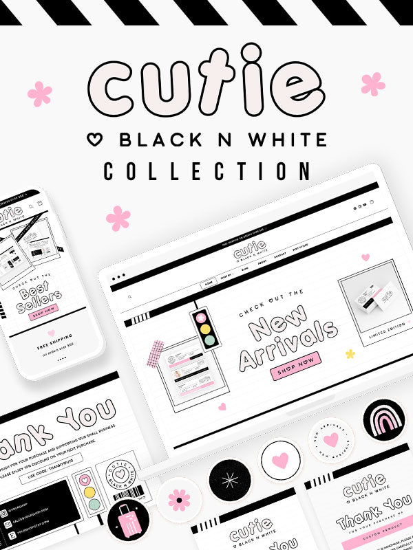 Cutie Black N White