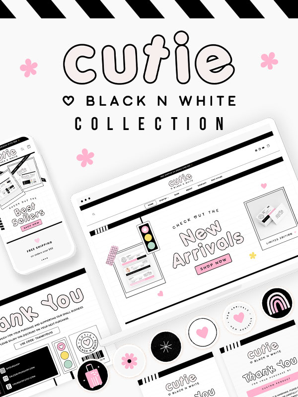 Cutie Black N White