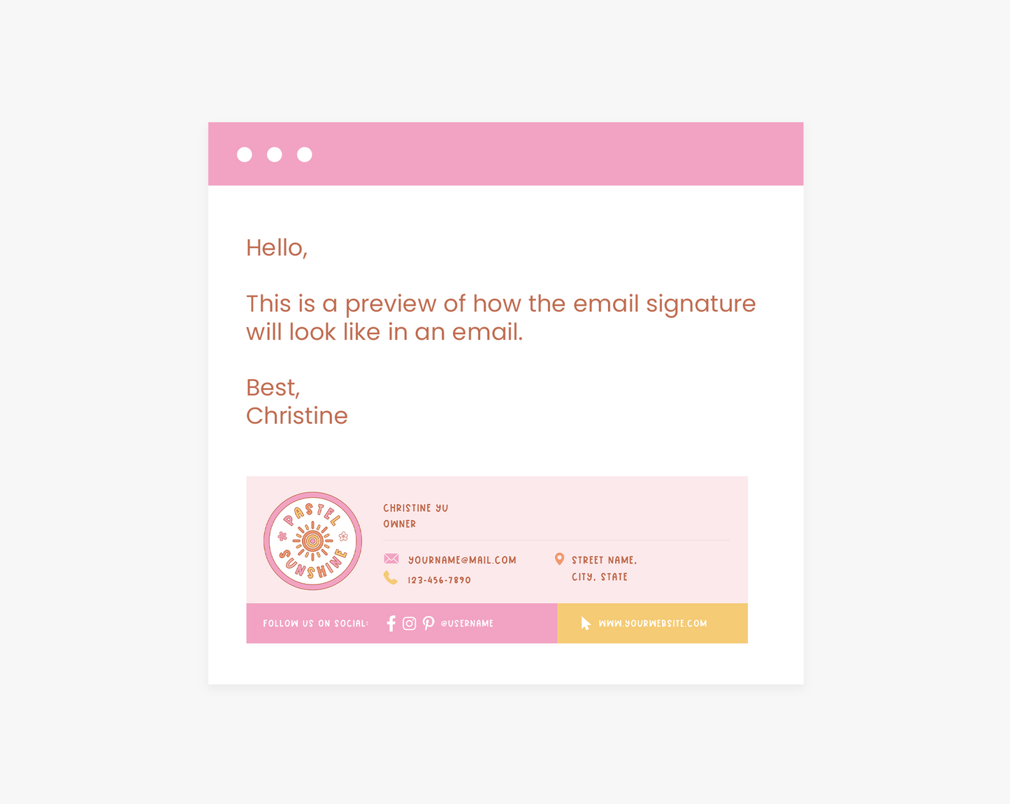 Email Signature