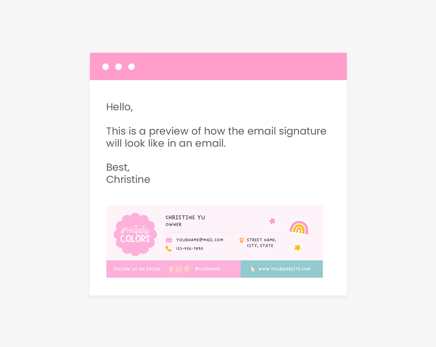Email Signature