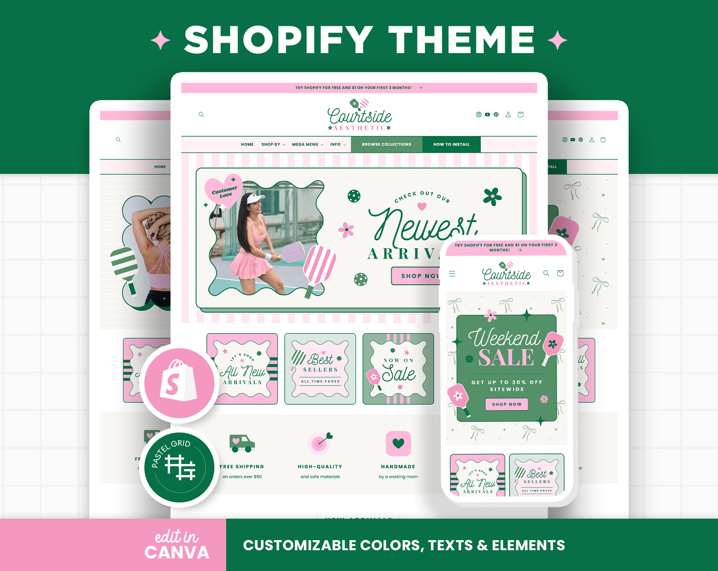 Courtside Aesthetic Shopify Theme