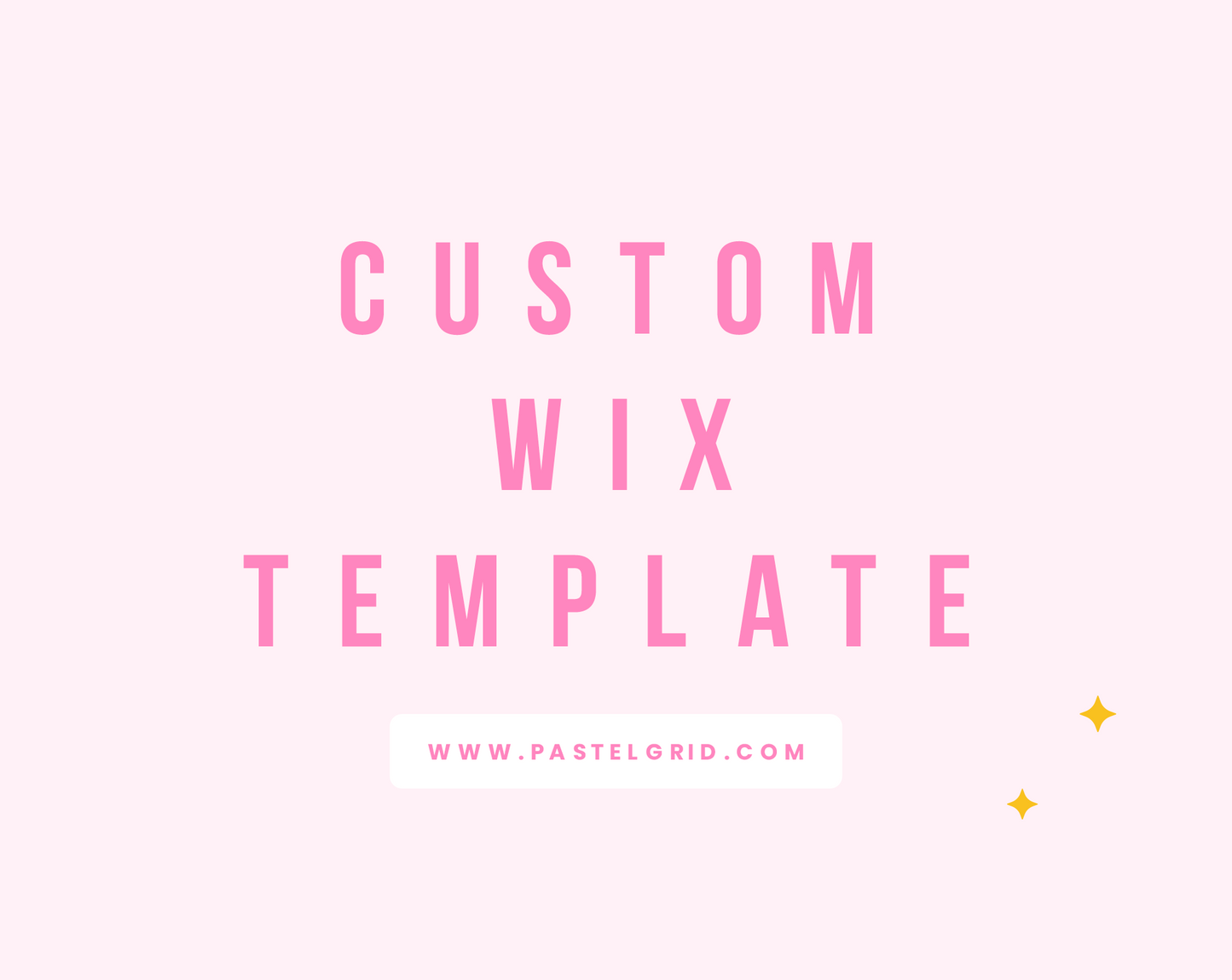 Custom Wix Template