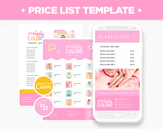 Price List Template