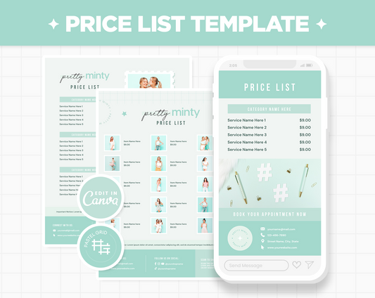 Price List Template