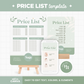 Price List Template