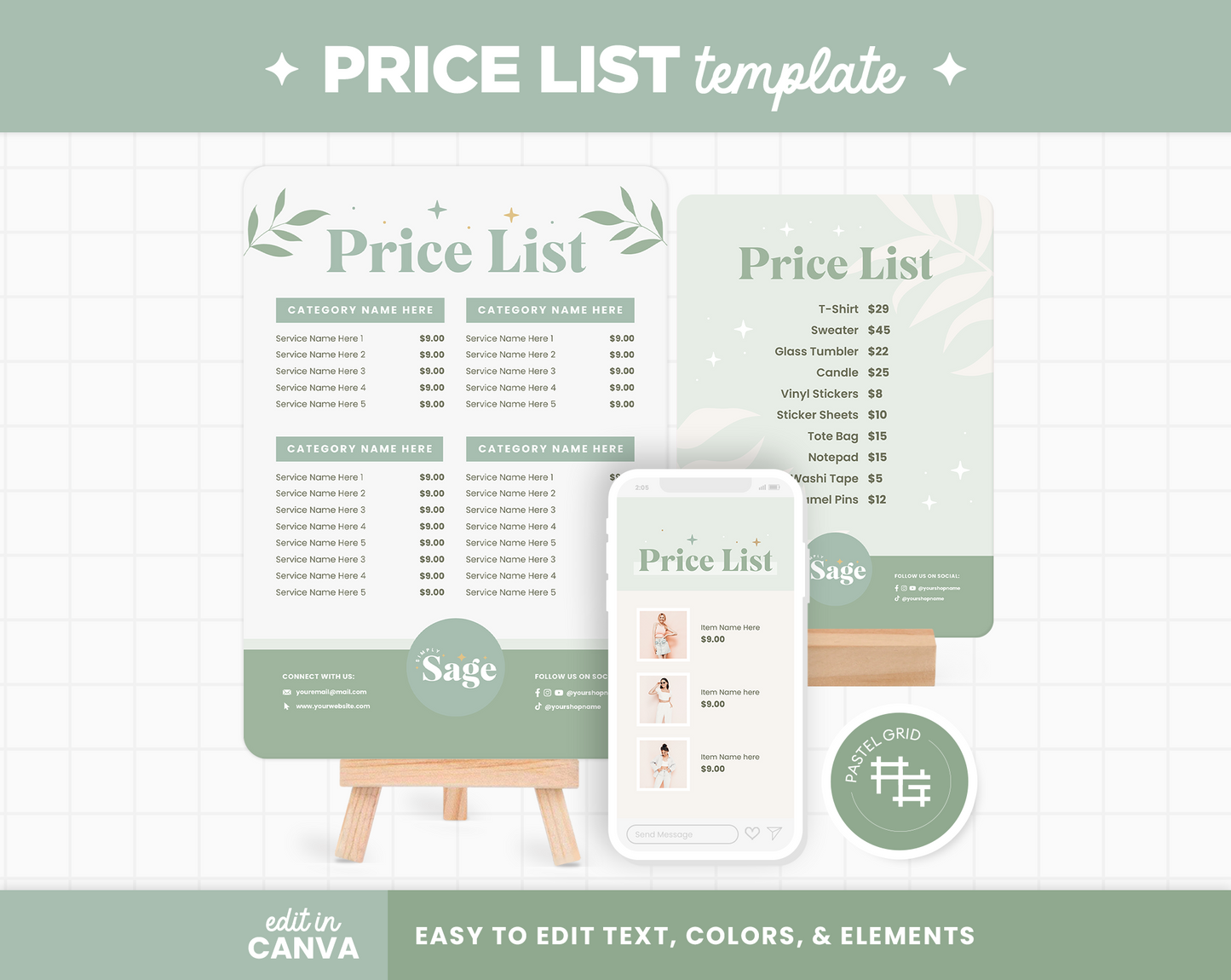 Price List Template