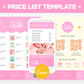 Price List Template