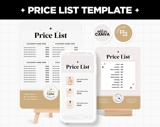 Price List Template
