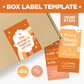 Box Label Template