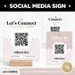 Social Media Sign