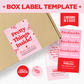 Box Label Template