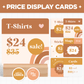 Price Display Cards