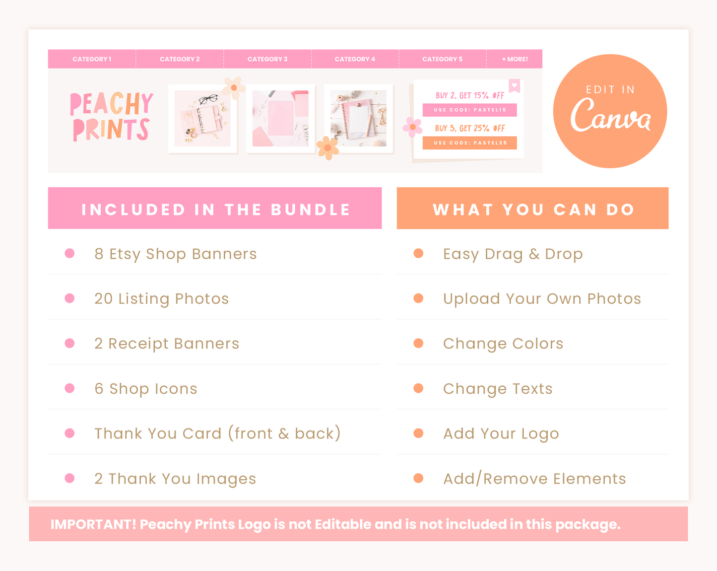 Etsy Shop Bundle