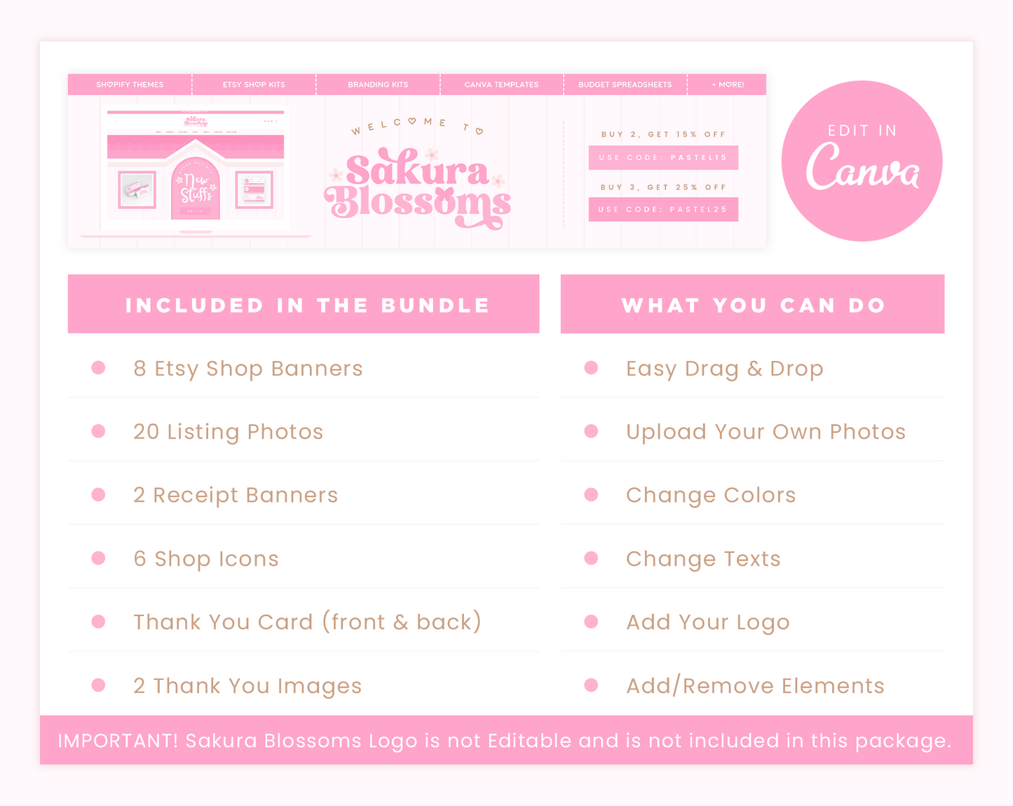 Etsy Shop Bundle