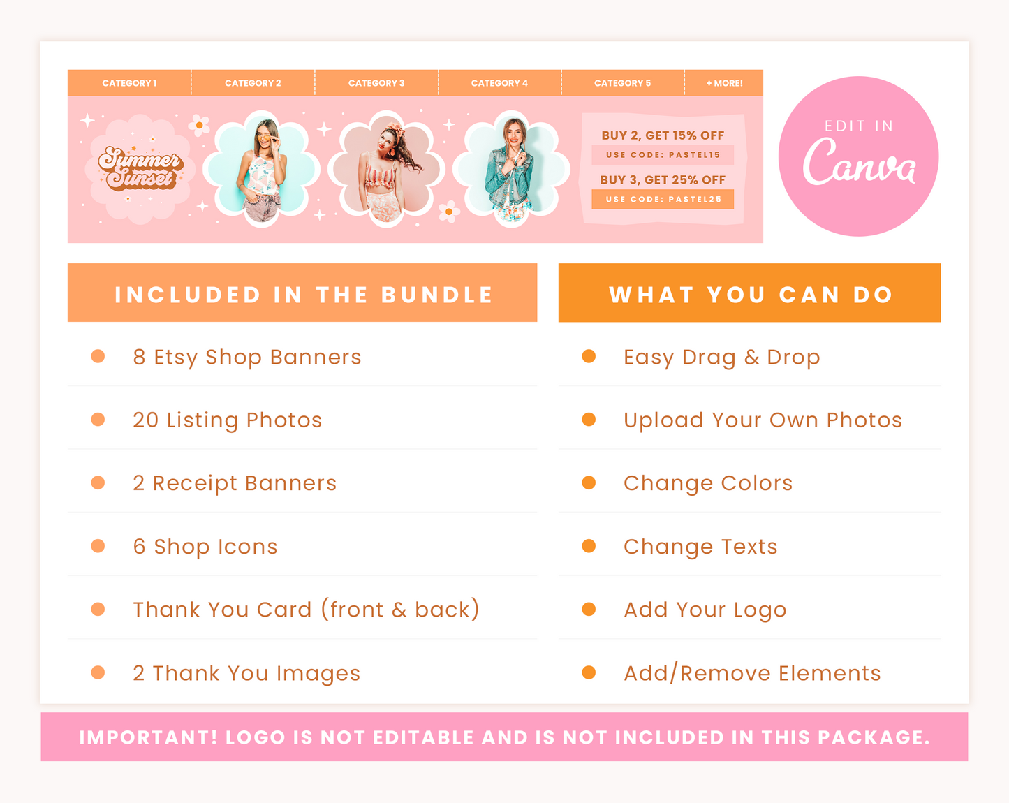 Etsy Shop Bundle
