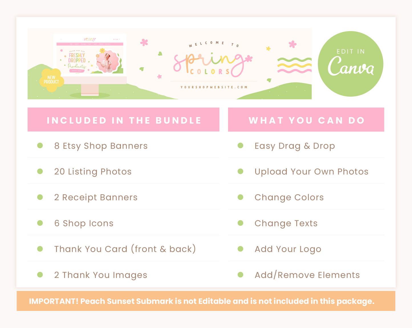 Etsy Shop Bundle