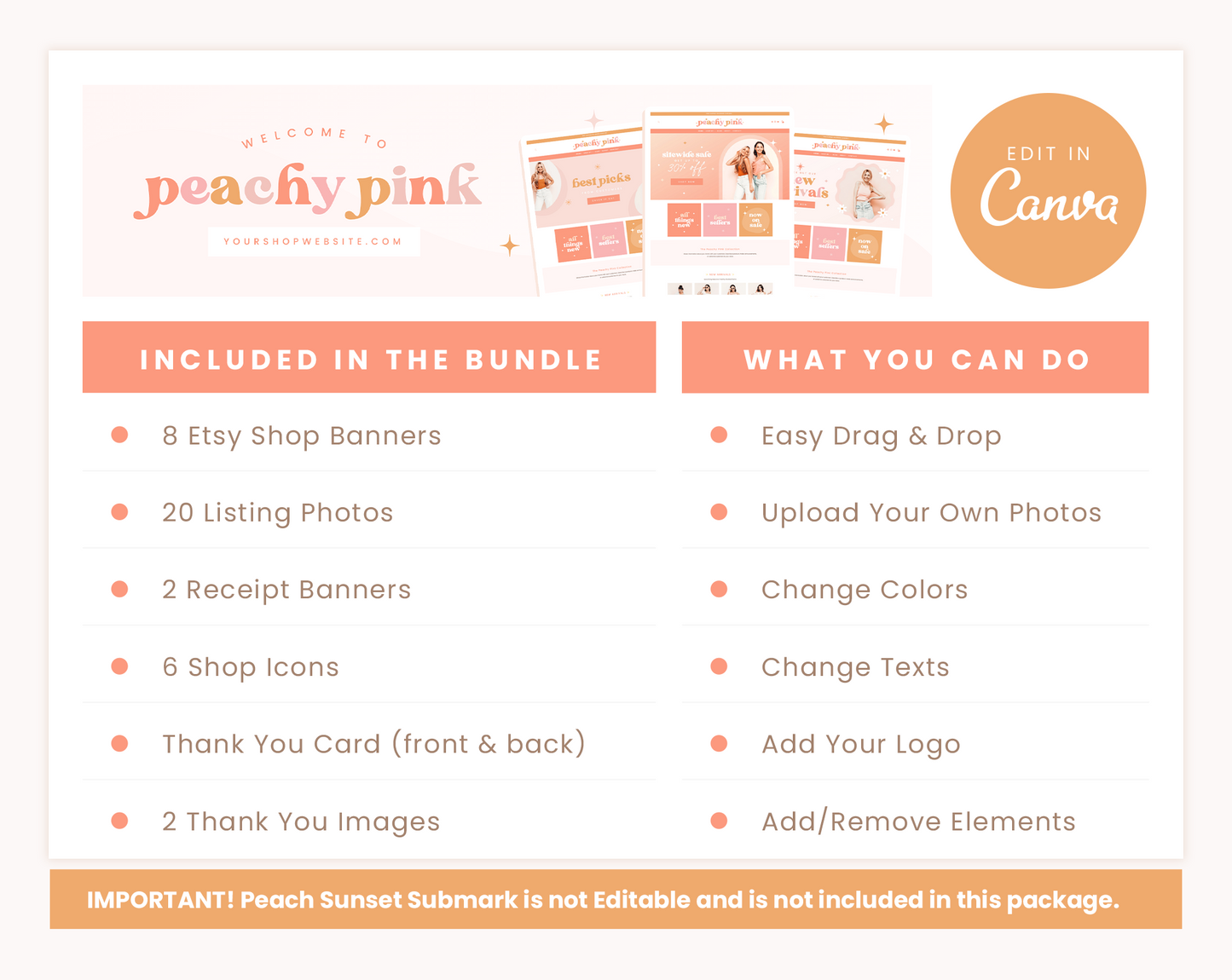Etsy Shop Bundle