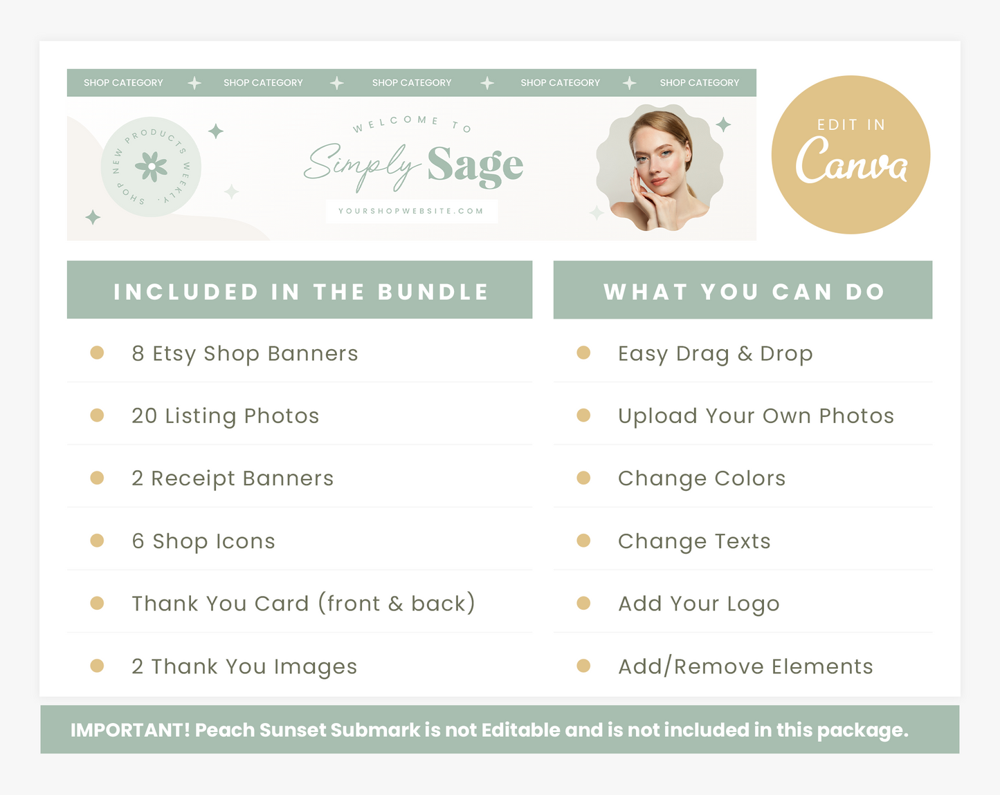 Etsy Shop Bundle