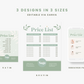 Price List Template
