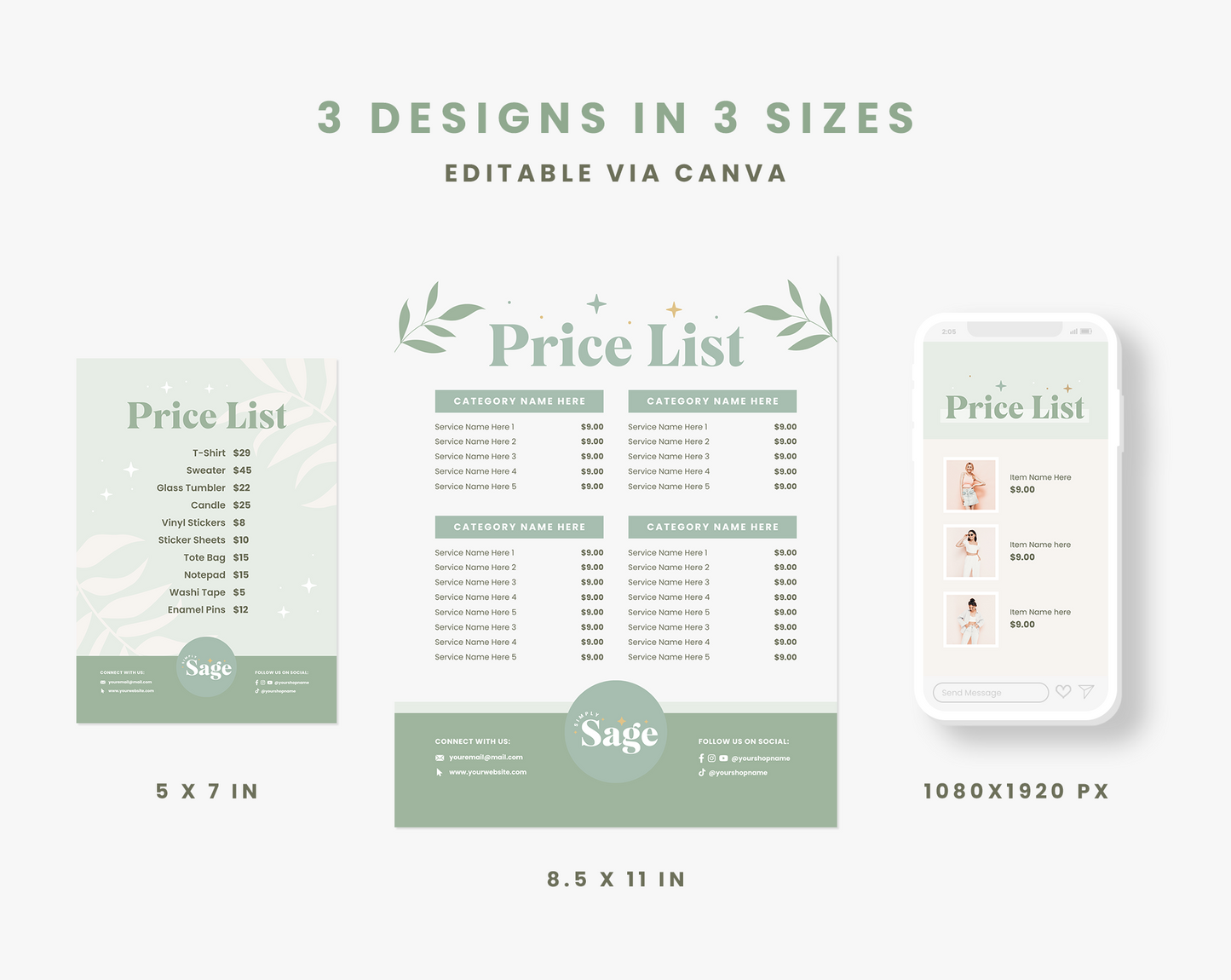 Price List Template