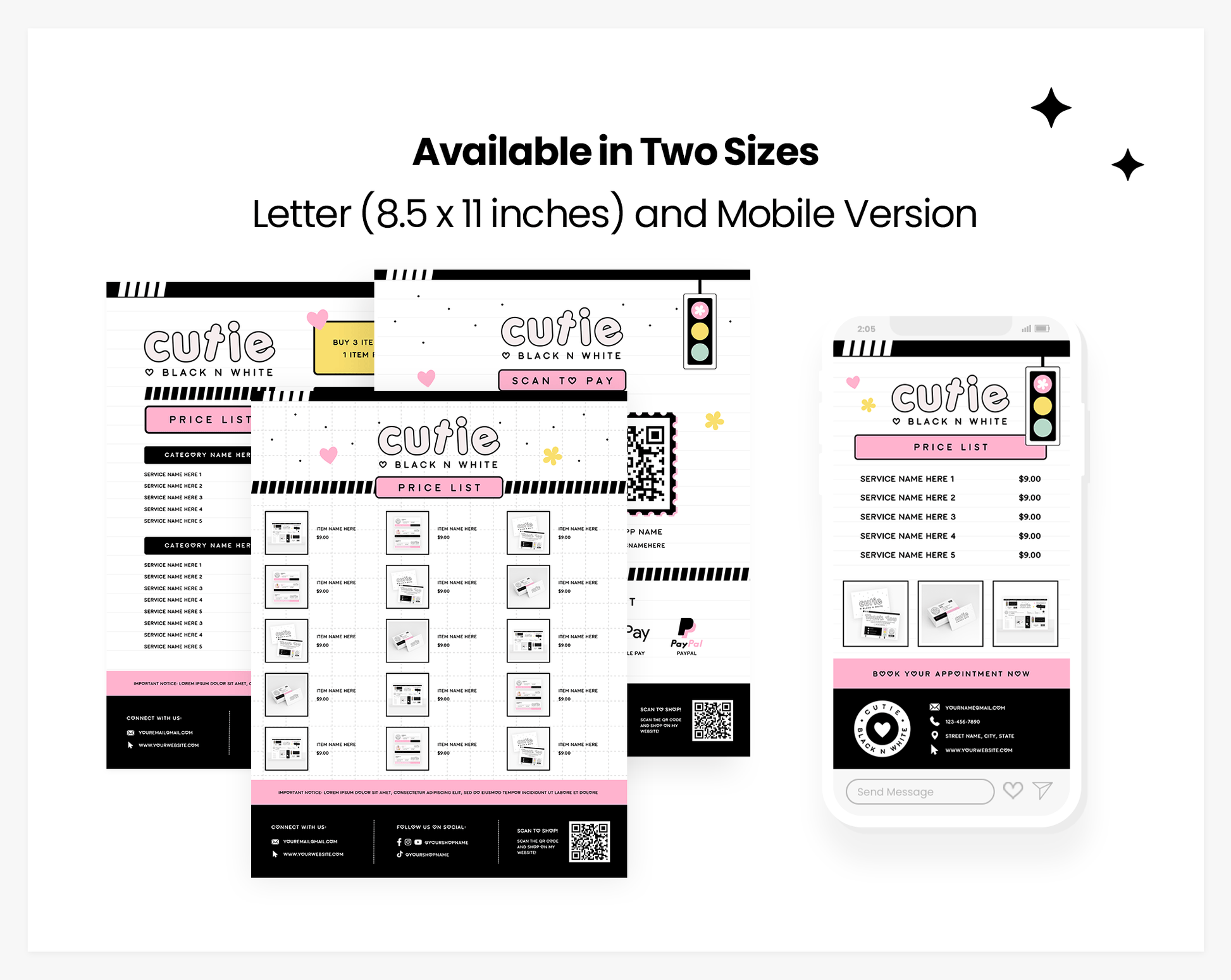 Price List Template – Pastel Grid price-list-template-pastel-grid