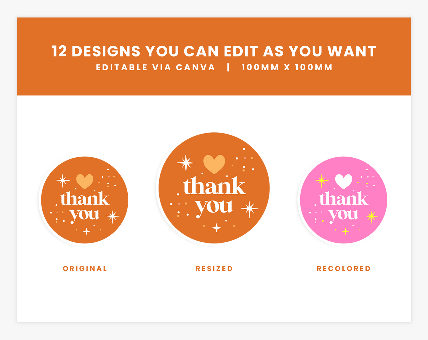 Stickers Template