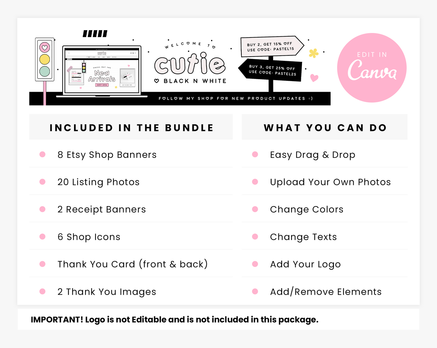 Etsy Shop Bundle
