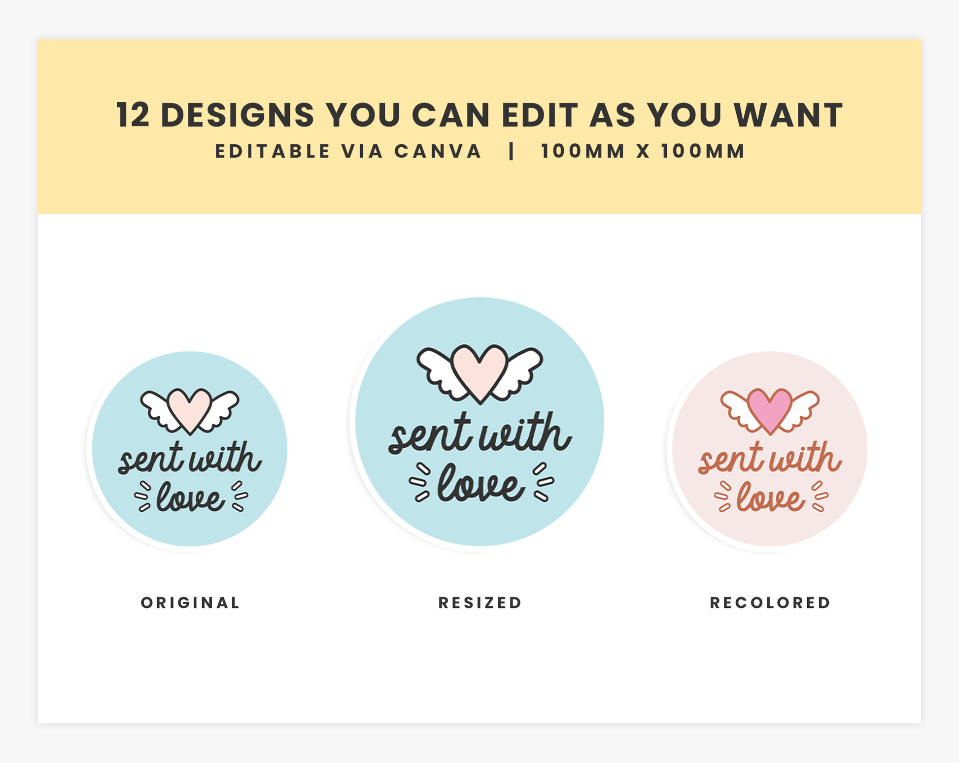 Stickers Template