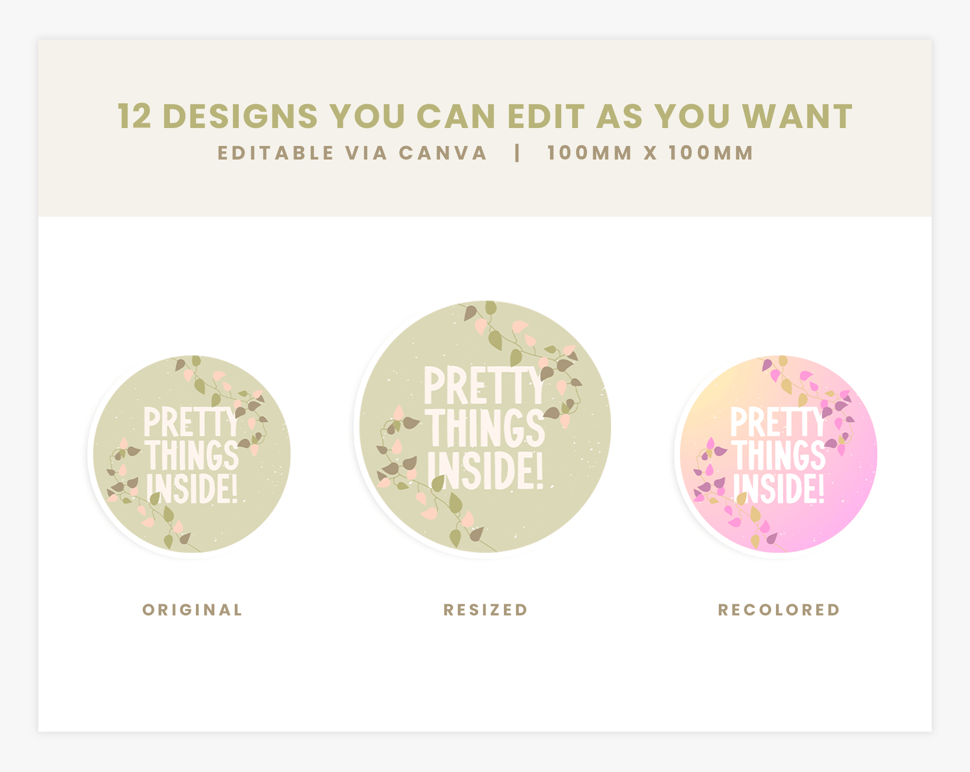 Stickers Template