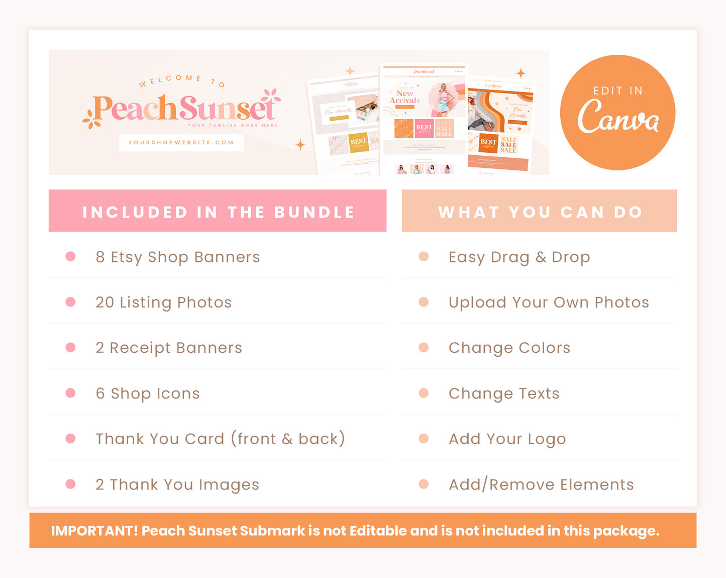 Etsy Shop Bundle