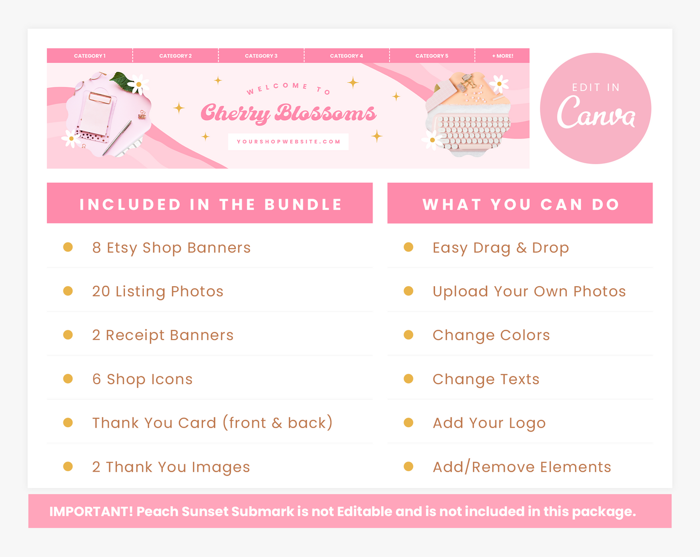 Etsy Shop Bundle