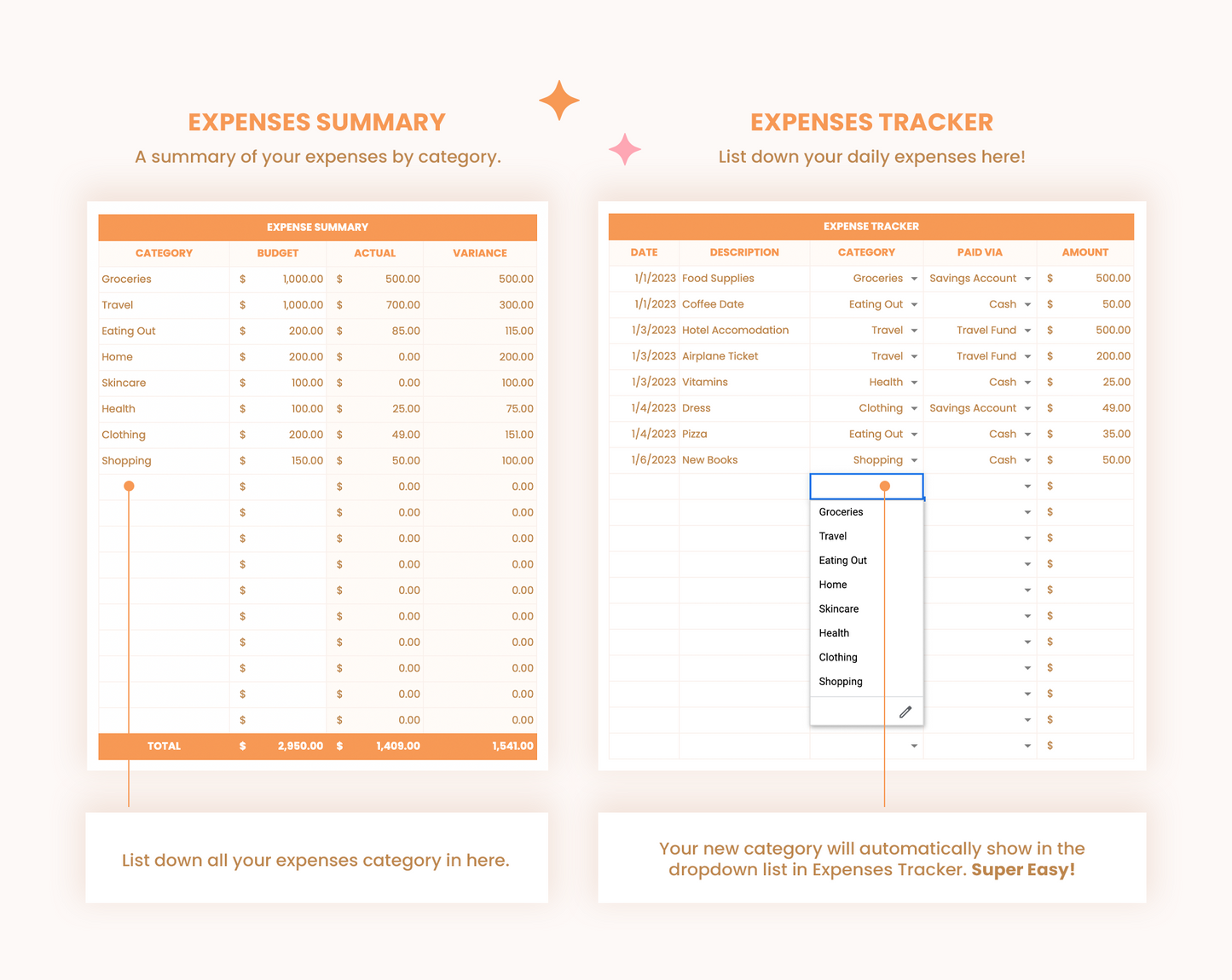 Budget Spreadsheet