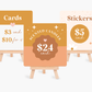 Price Display Cards