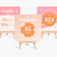 Price Display Cards