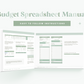 Budget Spreadsheet