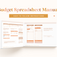 Budget Spreadsheet