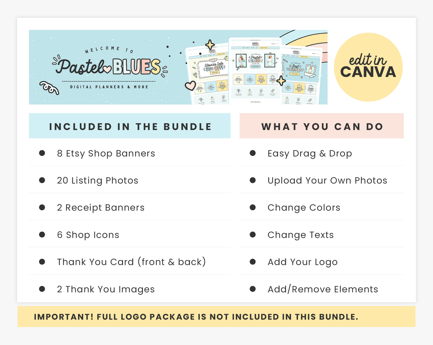 Etsy Shop Bundle