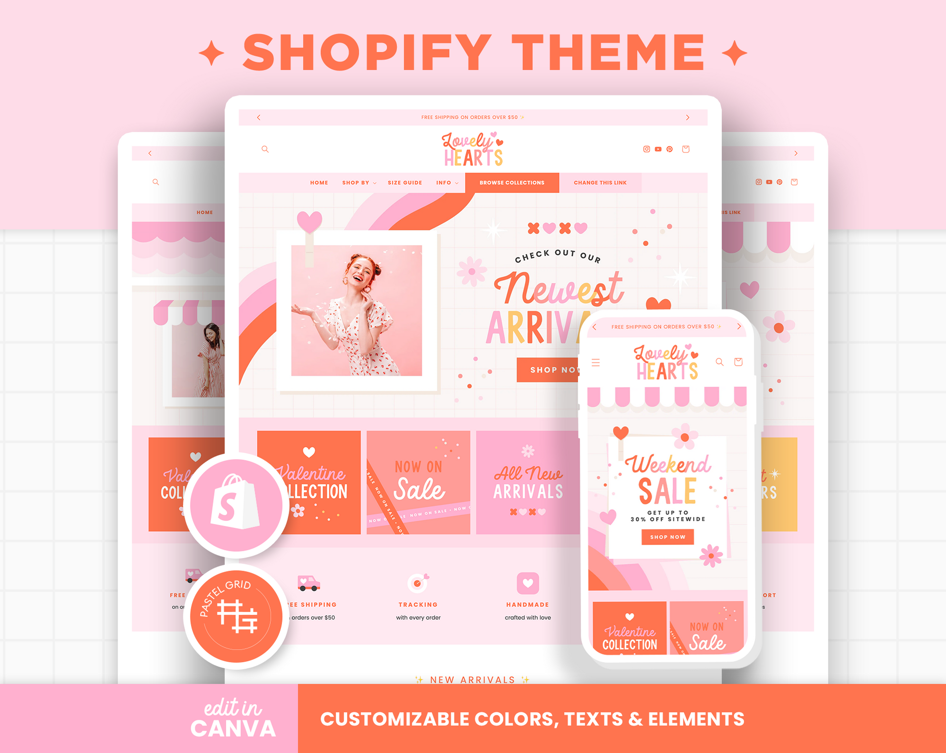 Lovely Hearts Shopify Theme