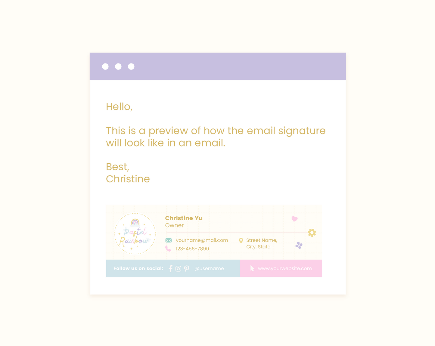 Email Signature